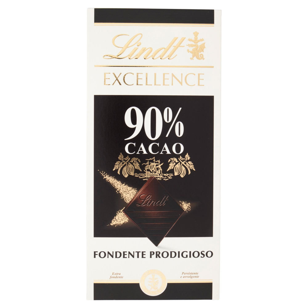 TAVOLETTA CIOCCOLATO LINDT EXCELLENCE 90% CACAO INCARTO GR.100 - 2