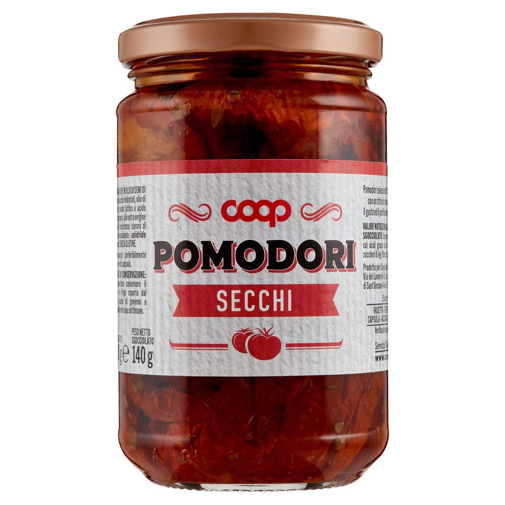 POMODORI SECCHI IN OLIO DI GIRASOLE COOP V.V.280G - 0