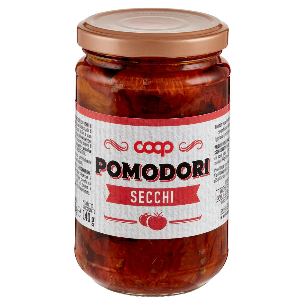 POMODORI SECCHI IN OLIO DI GIRASOLE COOP V.V.280G - 4