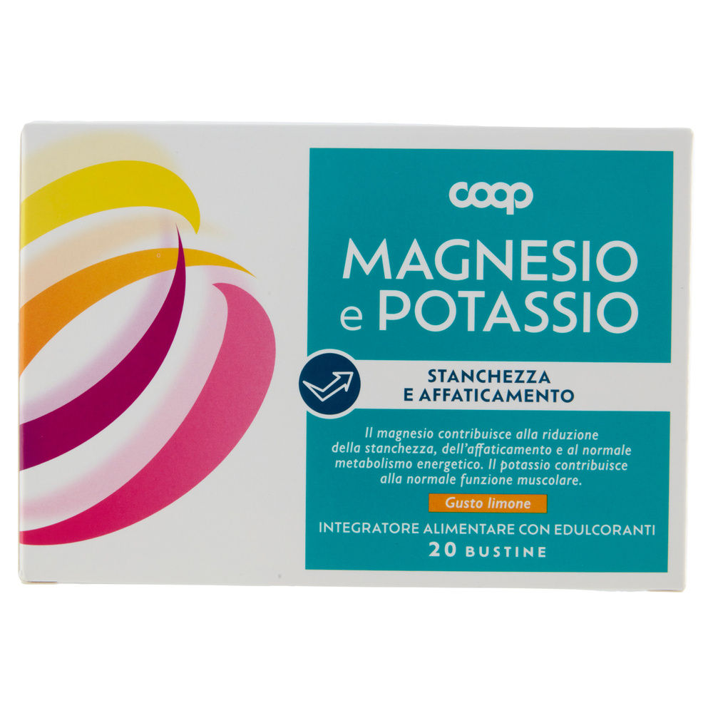 INTEGRATORE MAGNESIO E POTASSIO COOP - 20 BUSTINE DA G 4 - 3