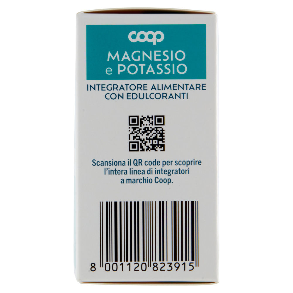 INTEGRATORE MAGNESIO E POTASSIO COOP - 20 BUSTINE DA G 4 - 5