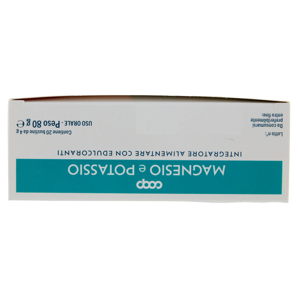 INTEGRATORE MAGNESIO E POTASSIO COOP - 20 BUSTINE DA G 4 - 7