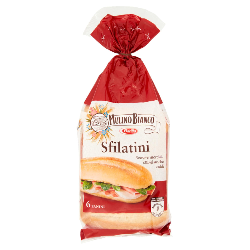 Pane con o.o. sfilatini mulino bianco sacchetto g 360