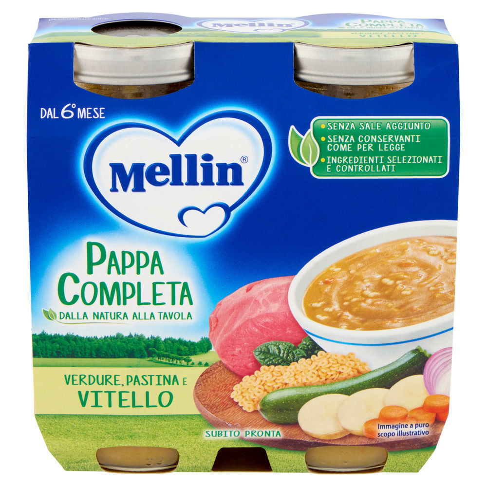 PAPPA COMPLETA VITELLO MELLIN G 2 X 250 - 15