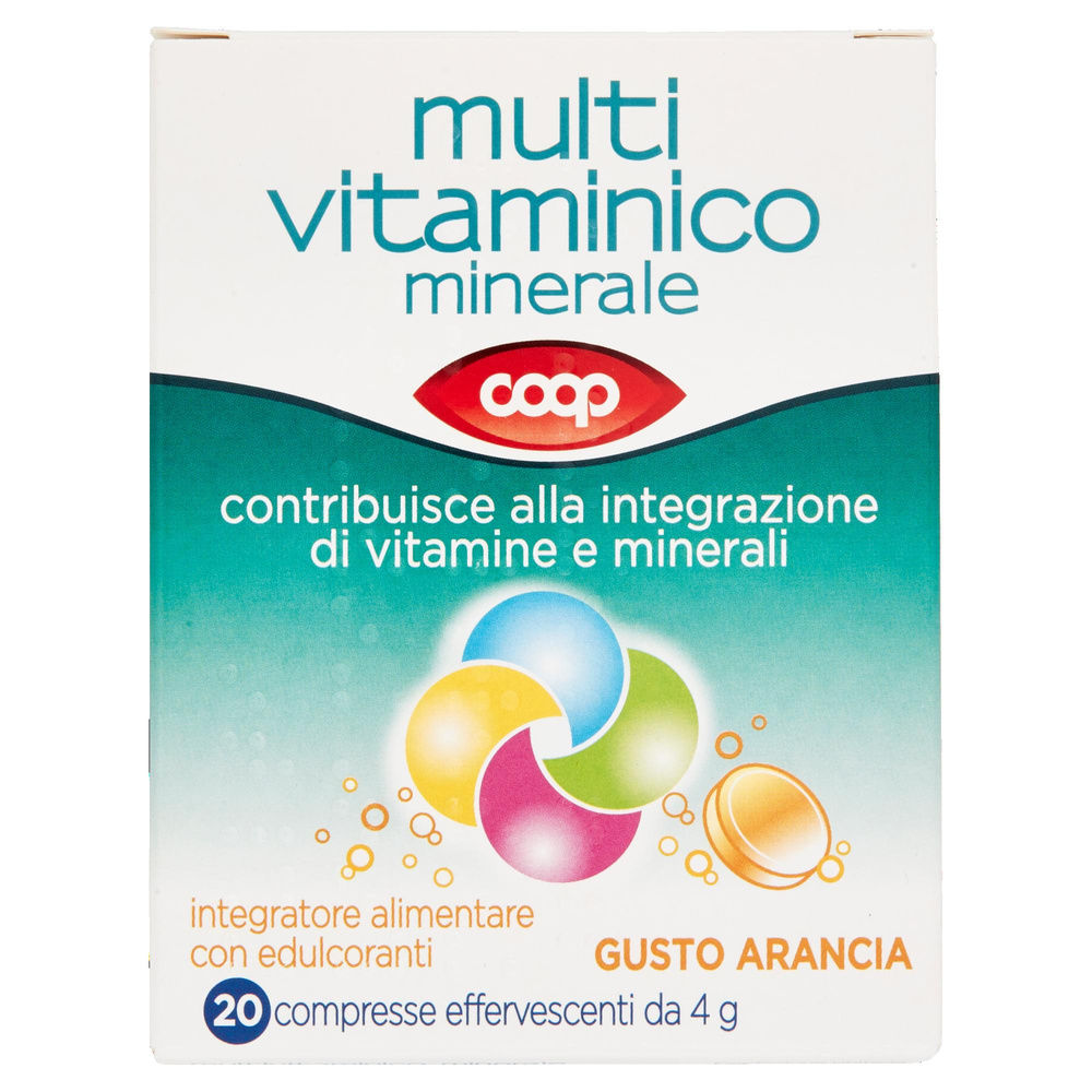 INTEGRATORE MULTIVITAMINICO-MINERALE COOP  SCATOLA G 80 20 COMPRESSE EFF. - 3