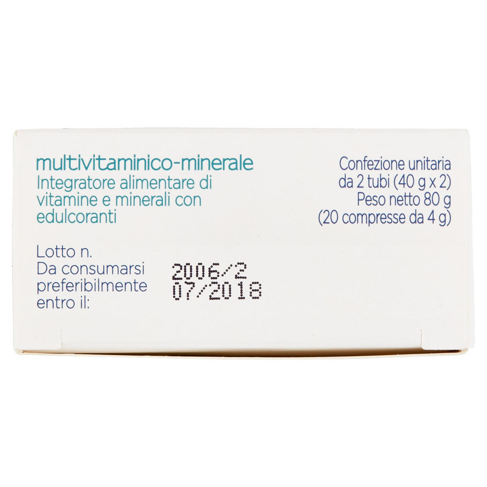 INTEGRATORE MULTIVITAMINICO-MINERALE COOP  SCATOLA G 80 20 COMPRESSE EFF. - 7