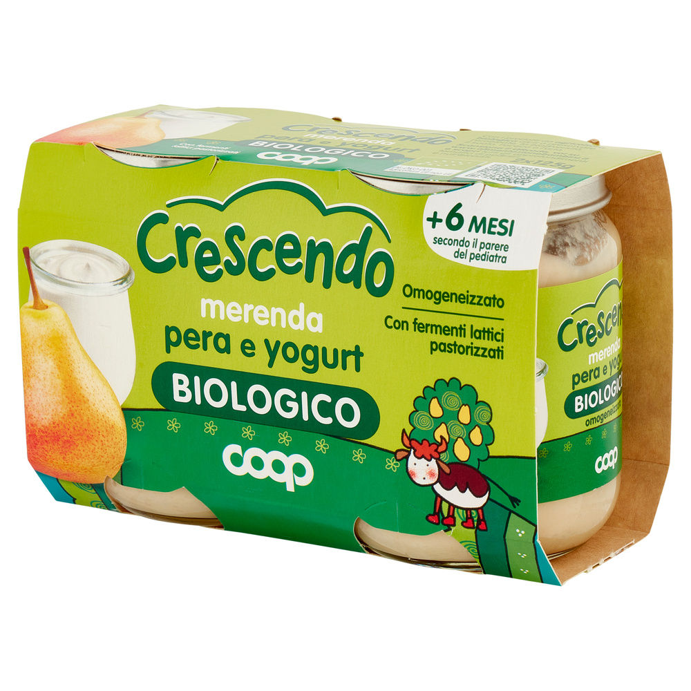 MERENDA PERA E YOGURT BIO COOP CRESCENDO CLUSTER G125X2 - 8