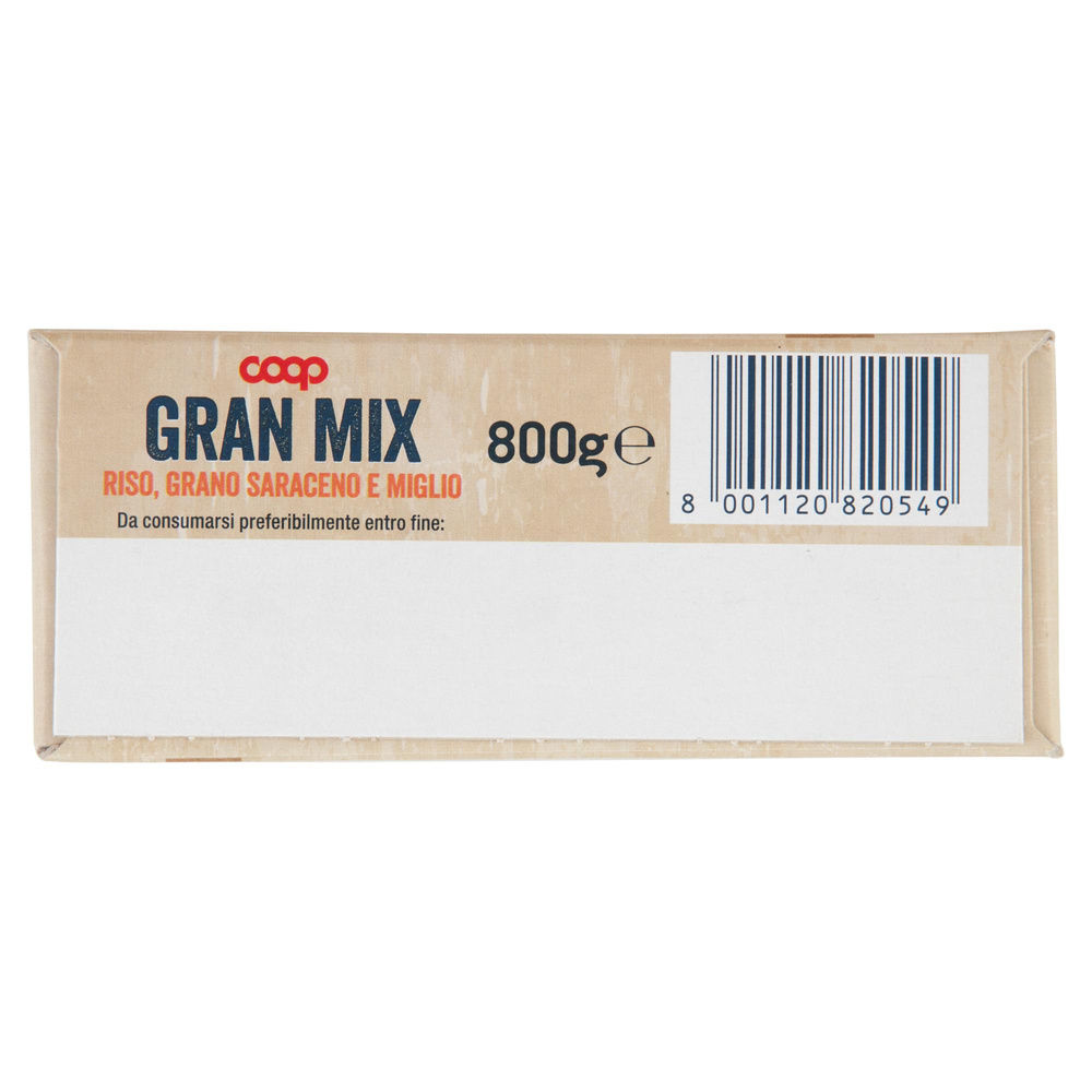 GRAN MIX DI CEREALI E GRANO SARACENO COOP SOTTOVUOTO SCATOLA G 800 - 7