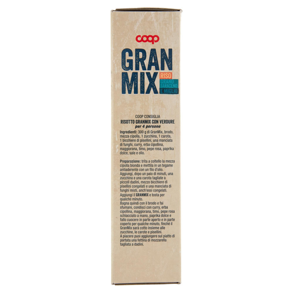 GRAN MIX DI CEREALI E GRANO SARACENO COOP SOTTOVUOTO SCATOLA G 800 - 4