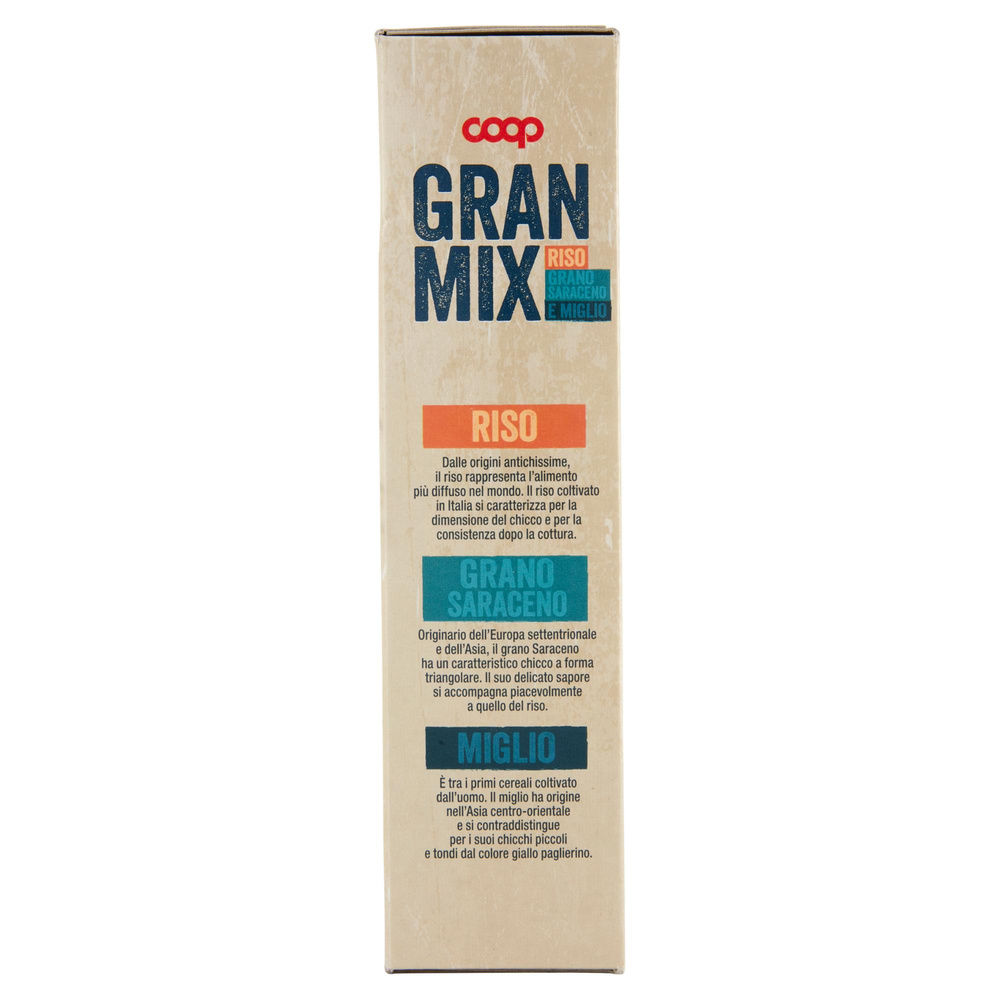 GRAN MIX DI CEREALI E GRANO SARACENO COOP SOTTOVUOTO SCATOLA G 800 - 5