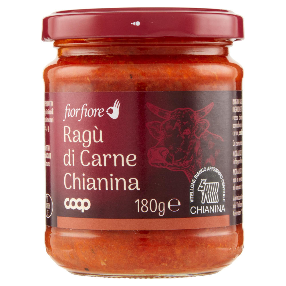 RAGÙ DI CARNE CHIANINA FIOR FIORE COOP V.V. G180 - 3