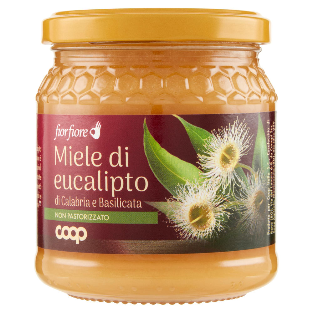 Miele di eucalipto 100% italiano fior fiore coop vaso vetro g400