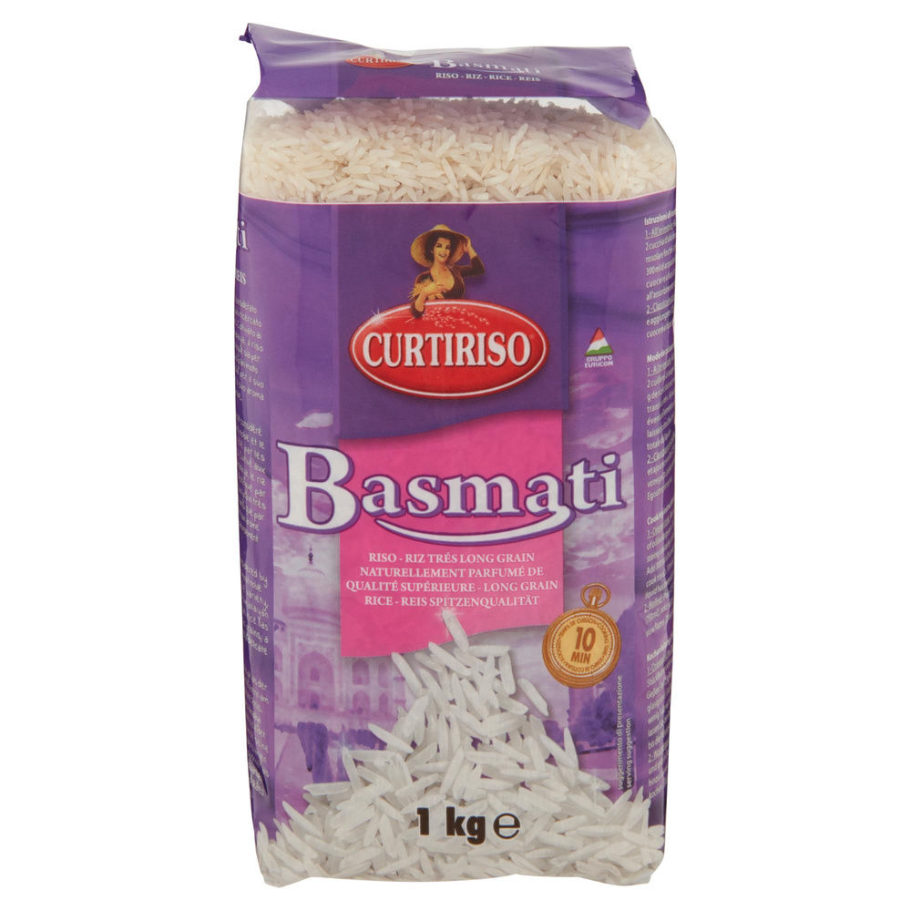 RISO BASMATI CURTIRISO BUSTA  KG 1 - 2