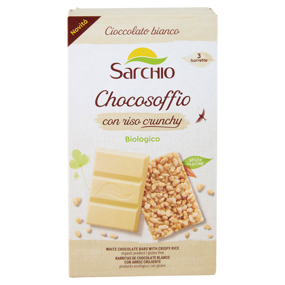 SOFFIO DI RISO CON CIOCCOLATO BIANCO SENZA GLUTINE SARCHIO SCATOLA G 75 - 4