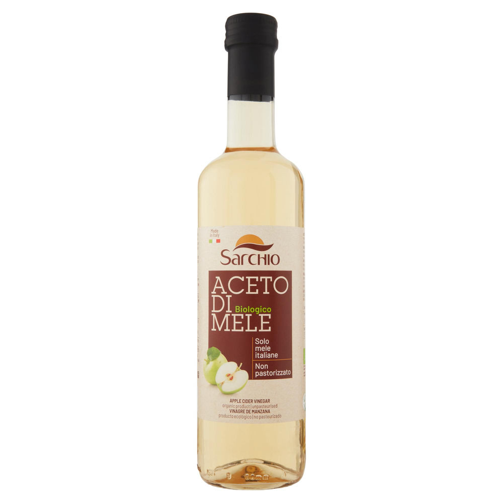 Aceto di mele bio sarchio bottiglia 500ml