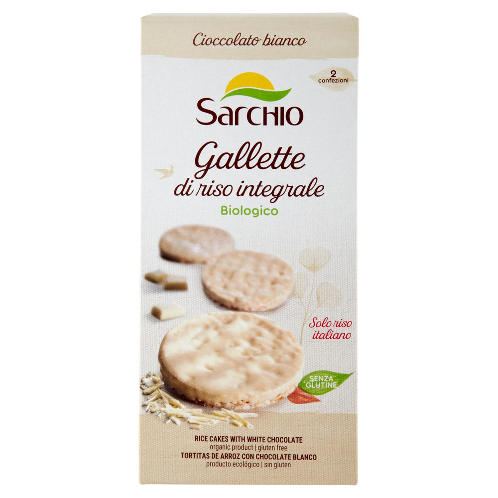 GALLETTE CIOCCOLATO BIANCO SENZA GLUTINE BIOLOGICHE SARCHIO SCATOLA G 100 - 6