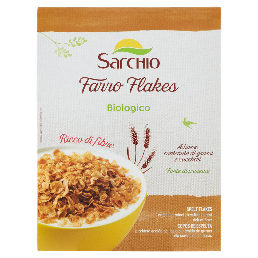 Fiocchi di farro biologici sarchio scatola 250g