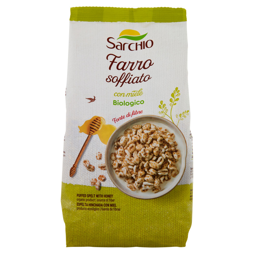 Farro soffiato con  miele bio sarchio g 200