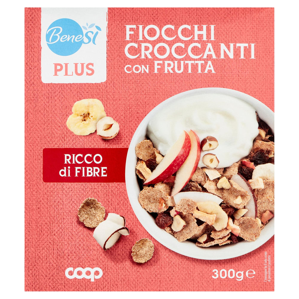 FIOCCHI CROCCANTI CON FRUTTA BENESI' COOP G 300 - 0