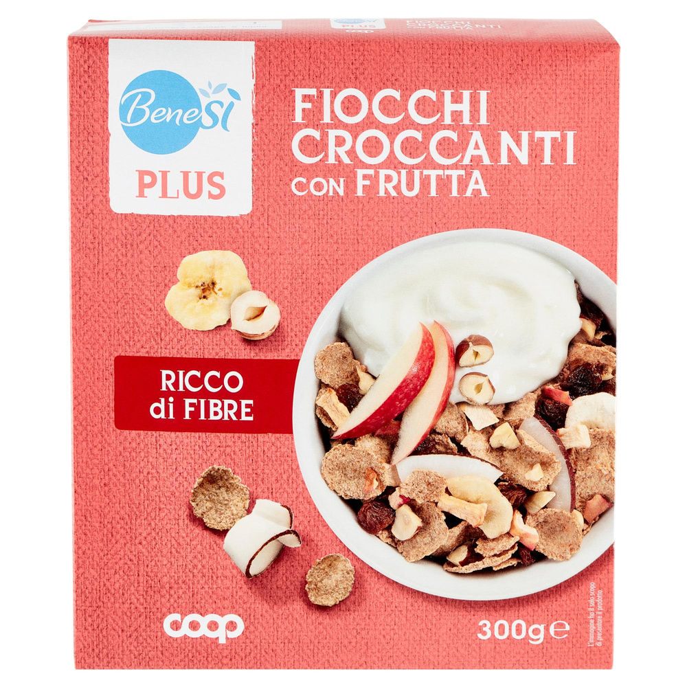 FIOCCHI CROCCANTI CON FRUTTA BENESI' COOP G 300 - 2