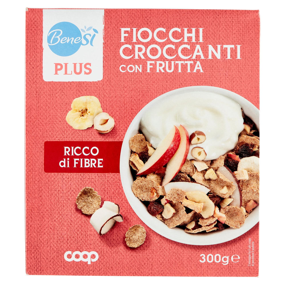 FIOCCHI CROCCANTI CON FRUTTA BENESI' COOP G 300 - 1