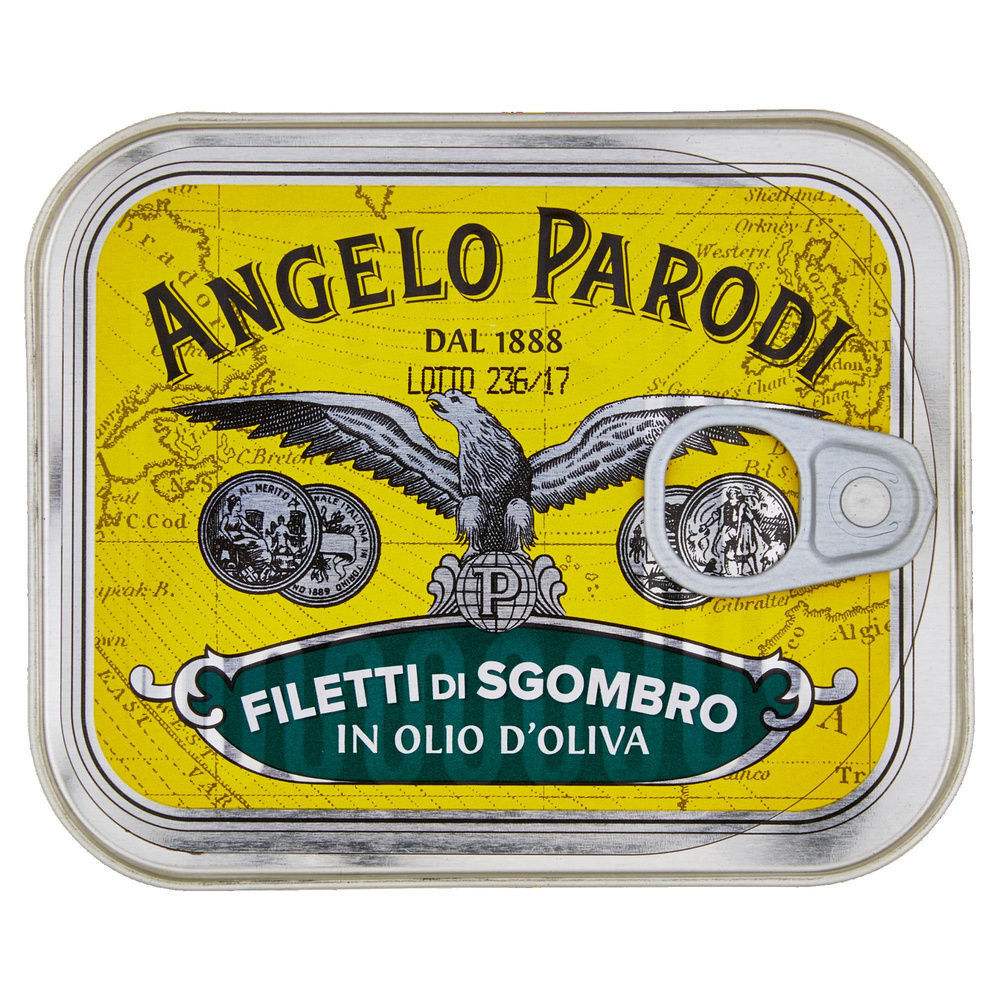 FILETTI DI SGOMBRO OLIO OLIVA ANGELO PARODI G.230 - 2