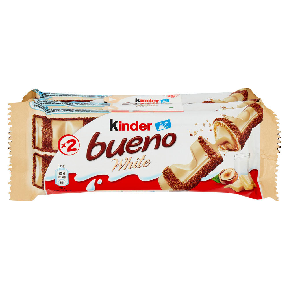 SNACK KINDER BUENO WHITE FERRERO T.3 MULTIPACK G 117 - 2