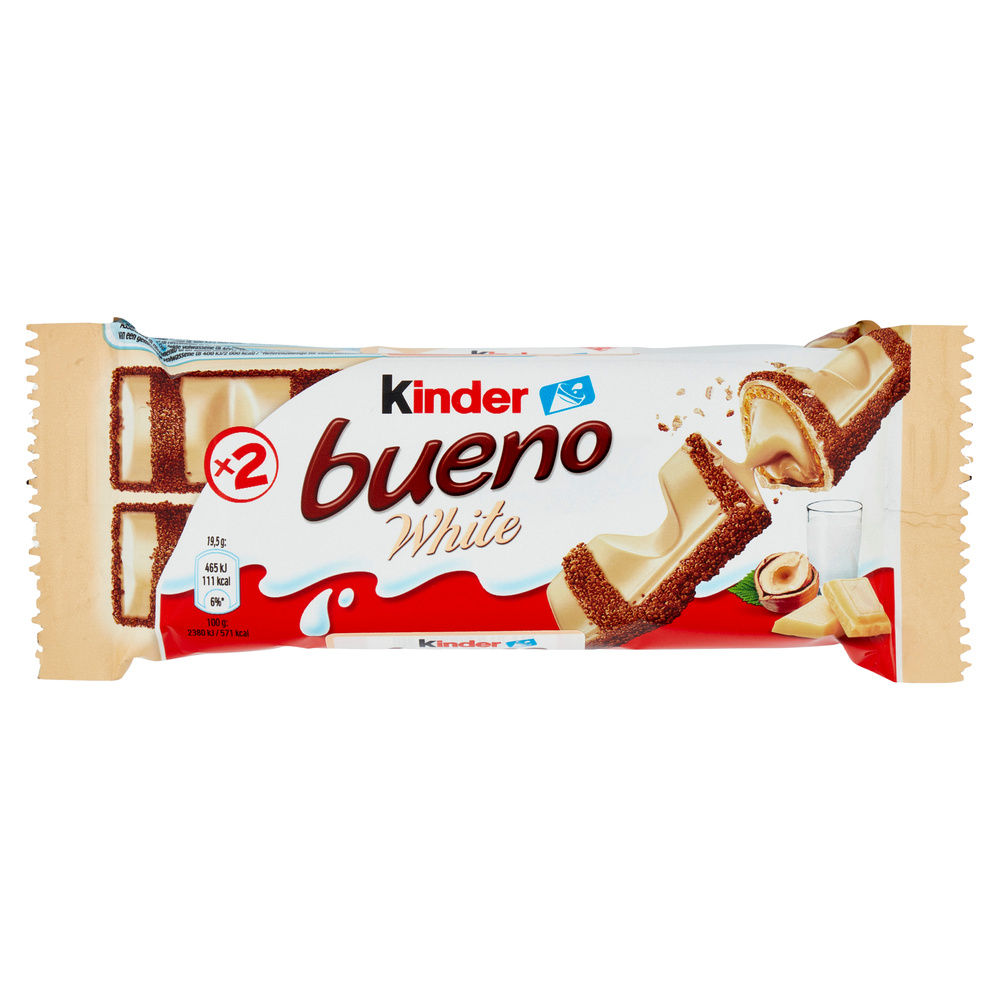 SNACK KINDER BUENO WHITE FERRERO T.3 MULTIPACK G 117 - 7