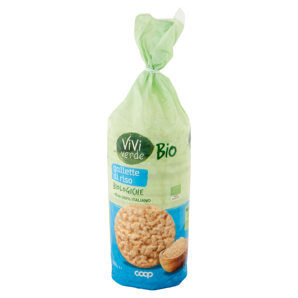 GALLETTE DI RISO INTEGRALE BIO VIVIVERDE COOP G 150 - 12