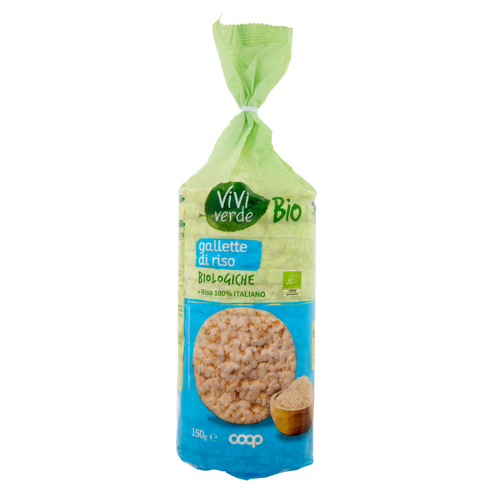 GALLETTE DI RISO INTEGRALE BIO VIVIVERDE COOP G 150 - 9