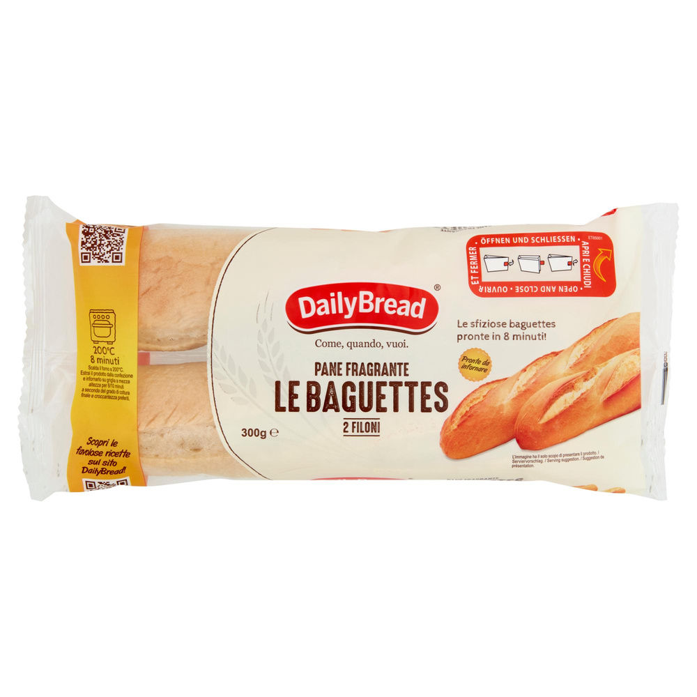 BAGUETTE PRECOTTE DAILY BREAD BUSTA G 2X150 - 5