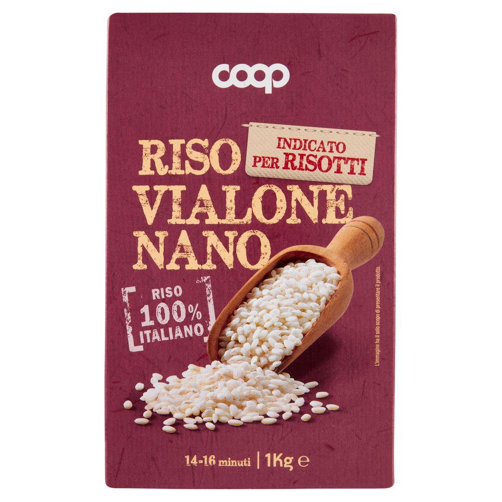 Riso vialone nano coop sottovuoto scatola kg.1