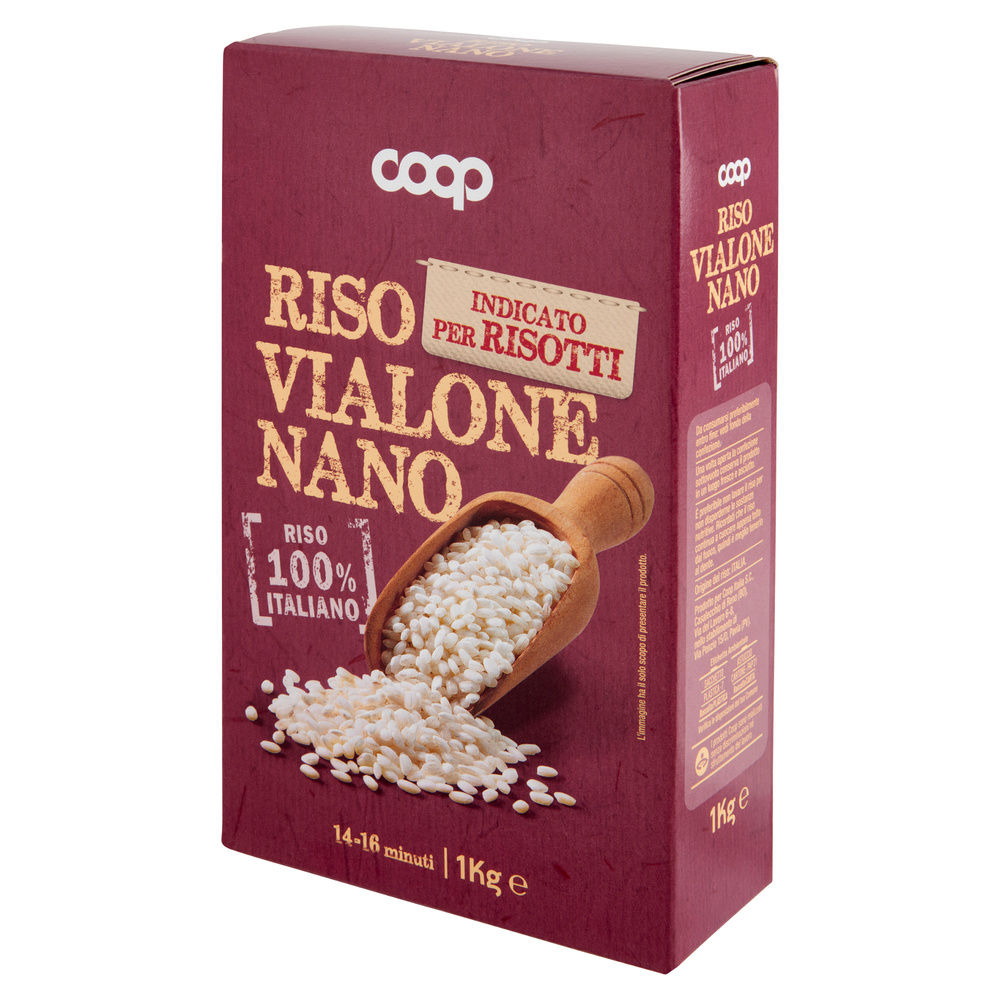 RISO VIALONE NANO COOP SOTTOVUOTO SCATOLA KG.1 - 8