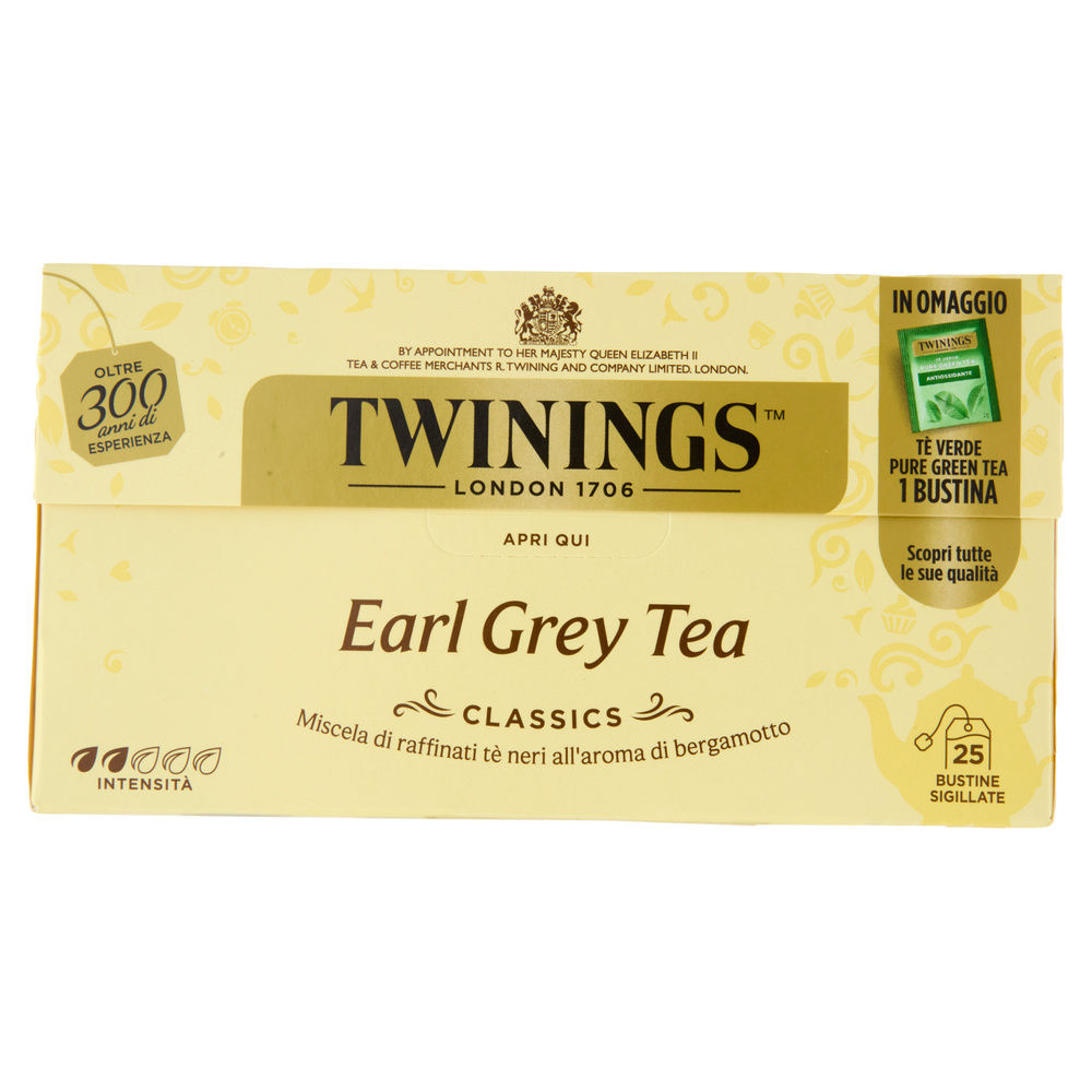 TEA TWININGS EARL GREY SCATOLA 25 FILTRI G 50 - 3