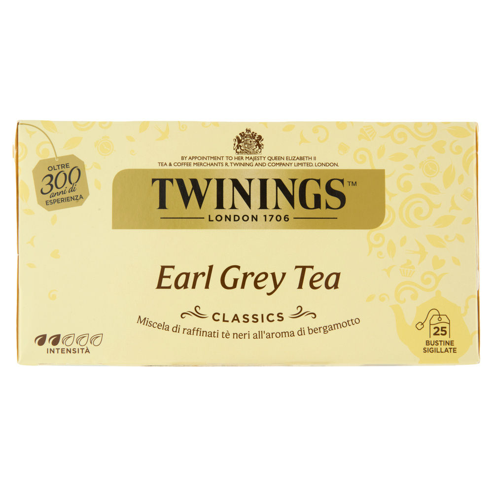 TEA TWININGS EARL GREY SCATOLA 25 FILTRI G 50 - 1