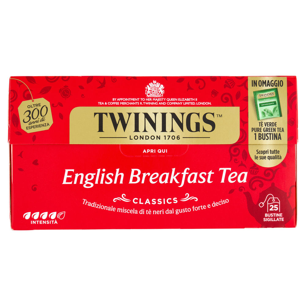 Tea twinings english breakfast sc. 25 filtri g 50