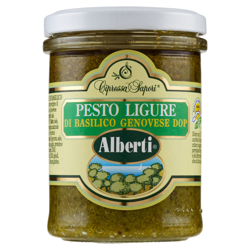 PESTO LIGURE DI BASILICO GENOVESE ALBERTI  170GR - 0