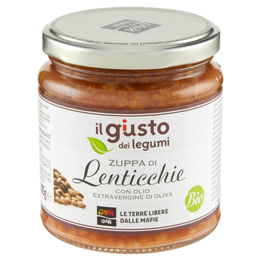 ZUPPA DI LENTICCHIE BIO LIBERA TERRA VASO VETRO G 285 - 2