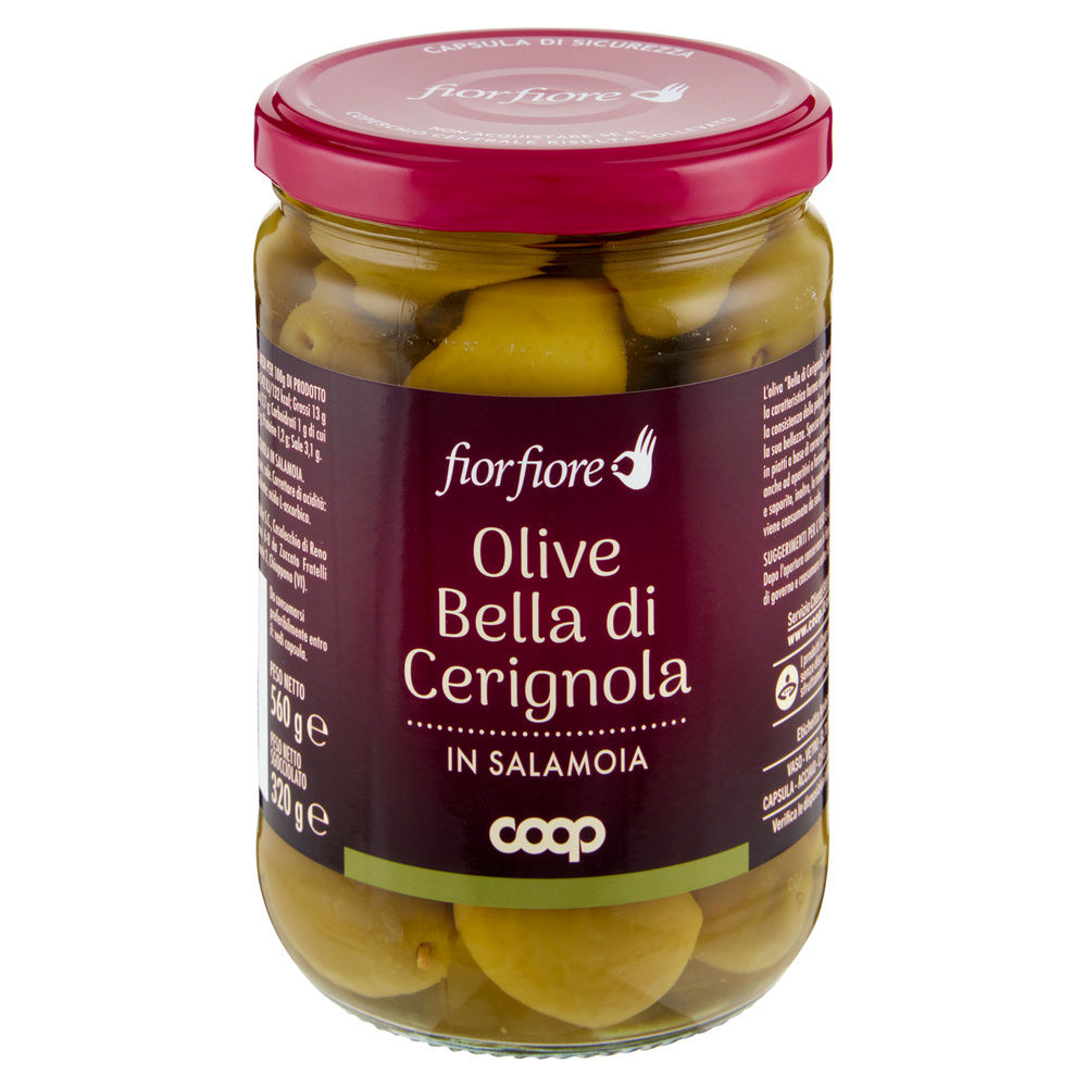 OLIVE BELLA DI CERIGNOLA FIOR FIORE COOP VV G 560 SGOCC G 320 - 2