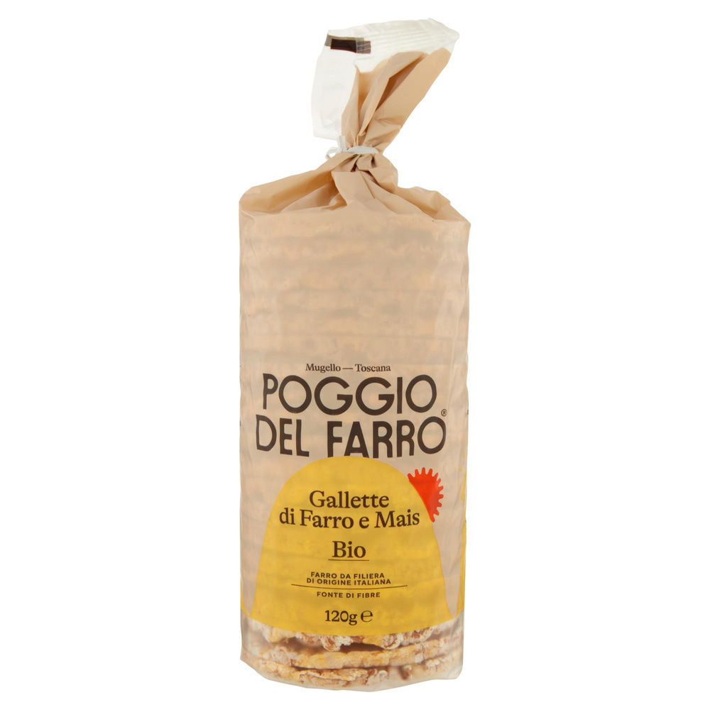 GALLETTE DI FARRO E MAIS BIO POGGIO DEL FARRO BUSTA G 120 - 7