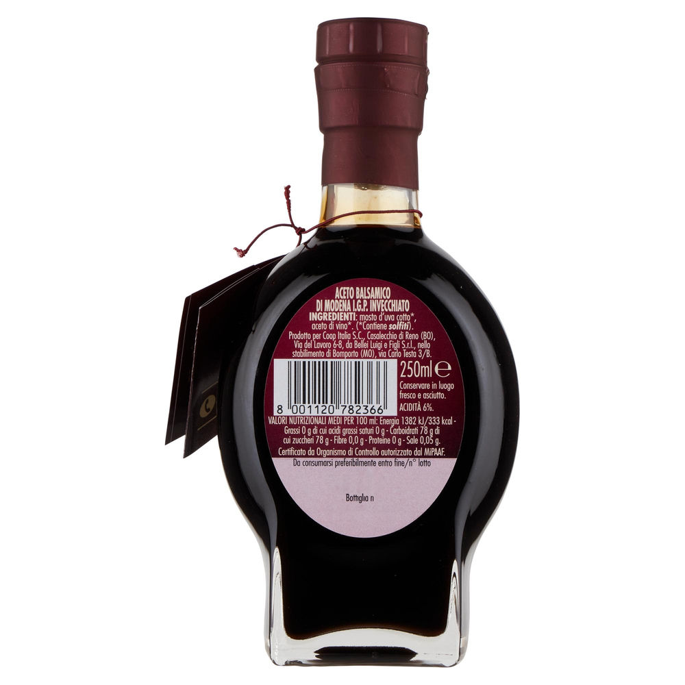 ACETO BALSAMICO DI MODENA IGP FIOR FIORE COOP BTG ML.250 - 1