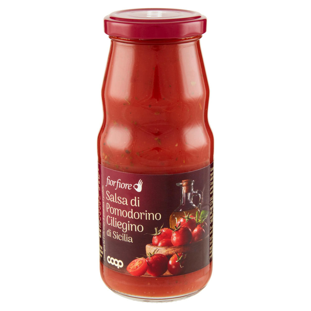 SALSA DI POMODORINO CILIEGINO DI SICILIA FIOR FIORE COOP BTG G350 - 2