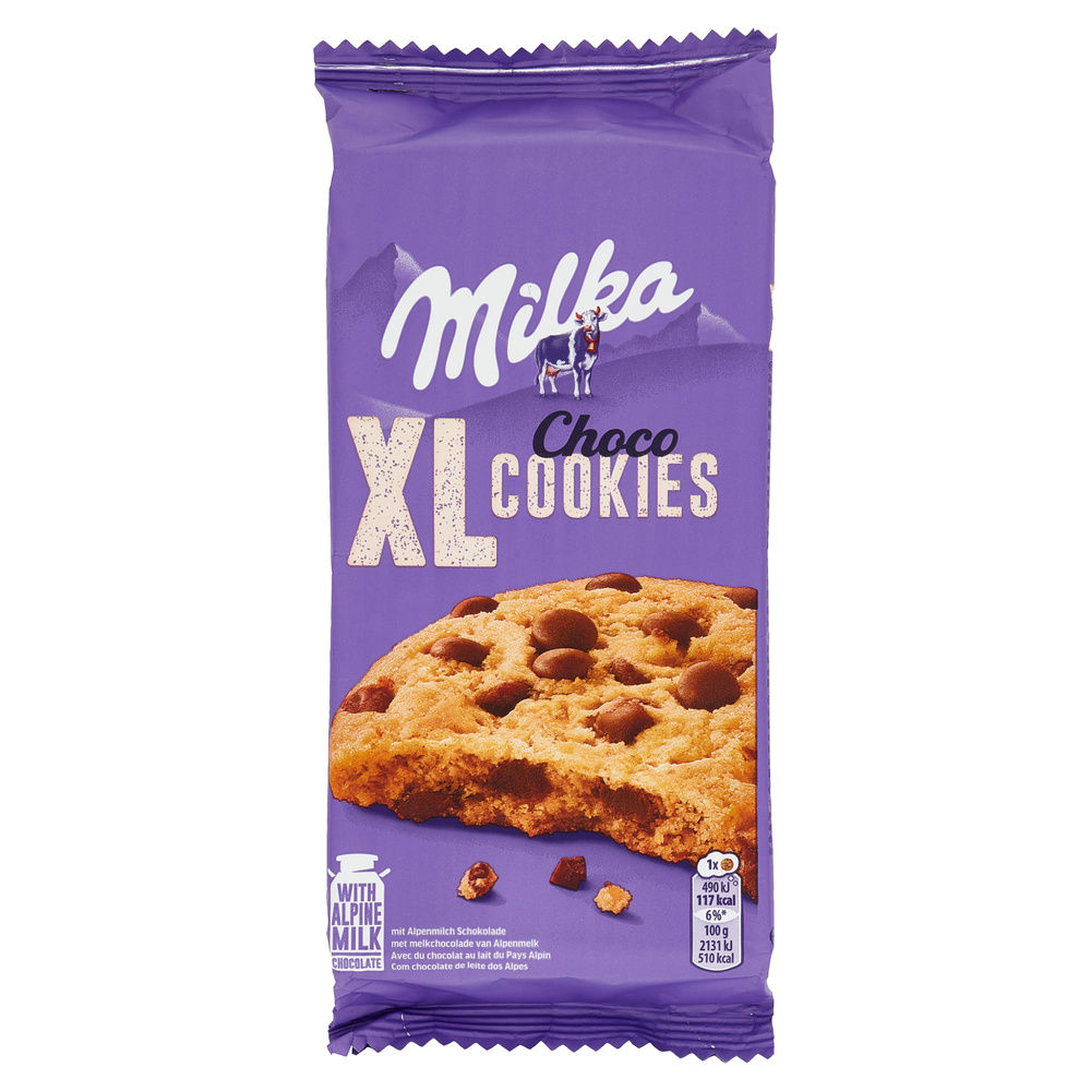 SNACK COOKIE CHOCO XL MILKA  GR 184 - 6