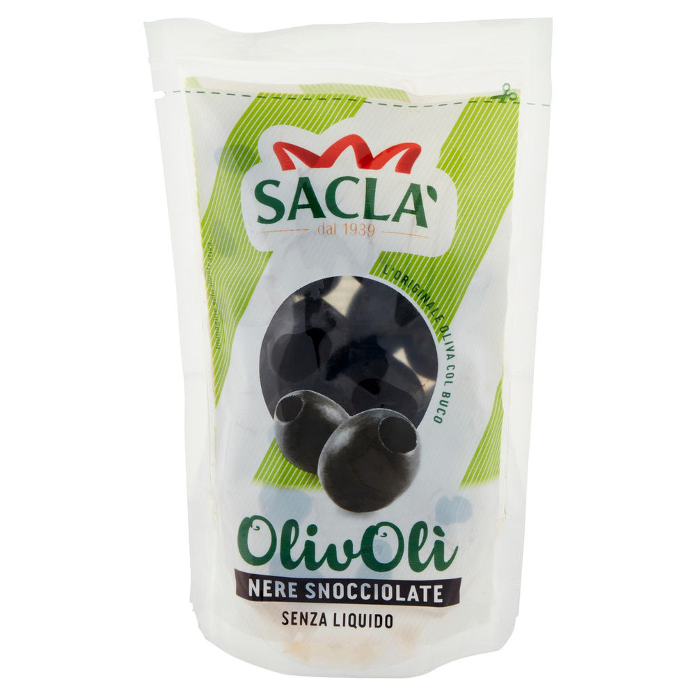 OLIVE MORATE SNOCCIOLATE SACLA' SENZA LIQUIDO BUSTA G 75 - 2