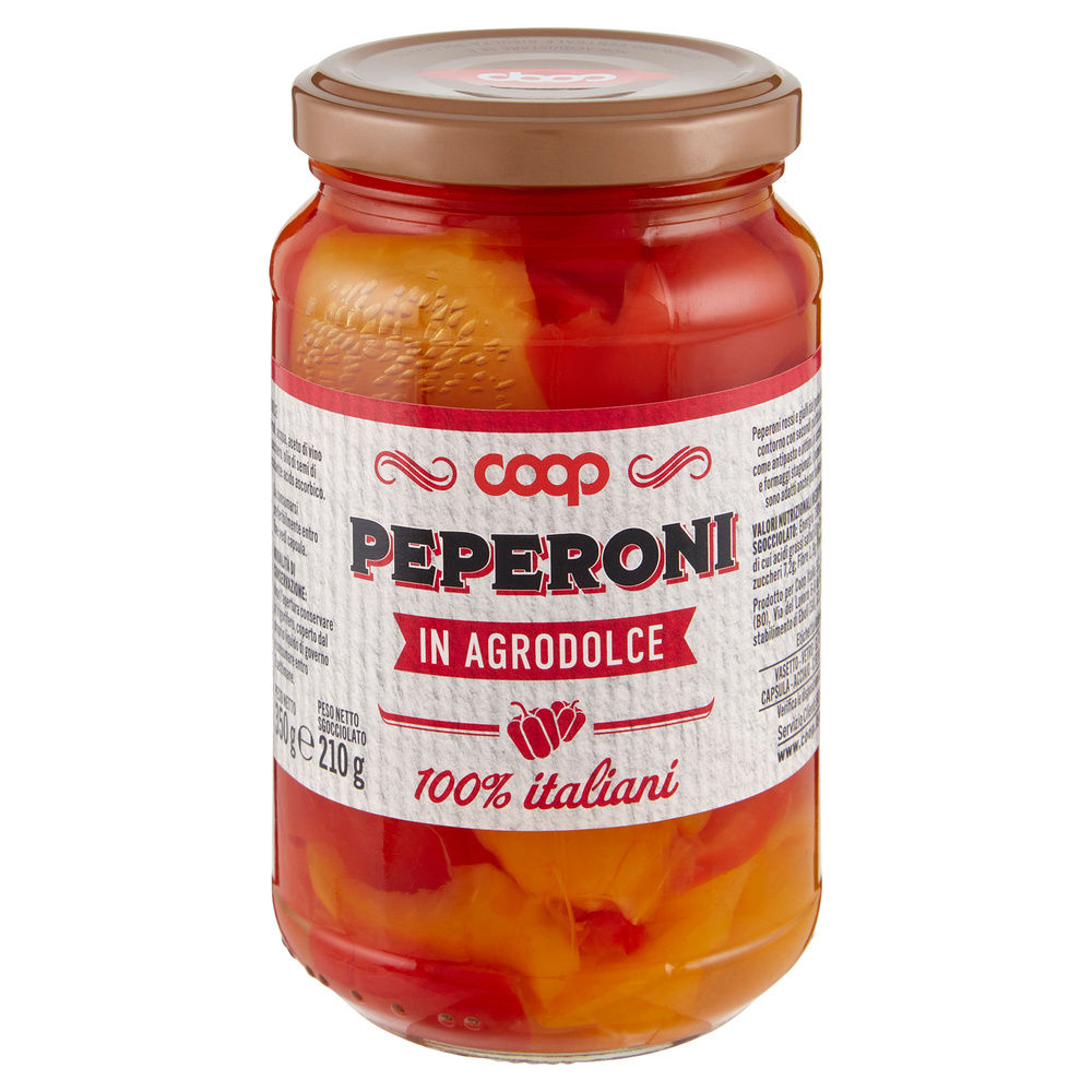 PEPERONI IN AGRODOLCE COOP VV G 350 SGOCC.G210 - 2