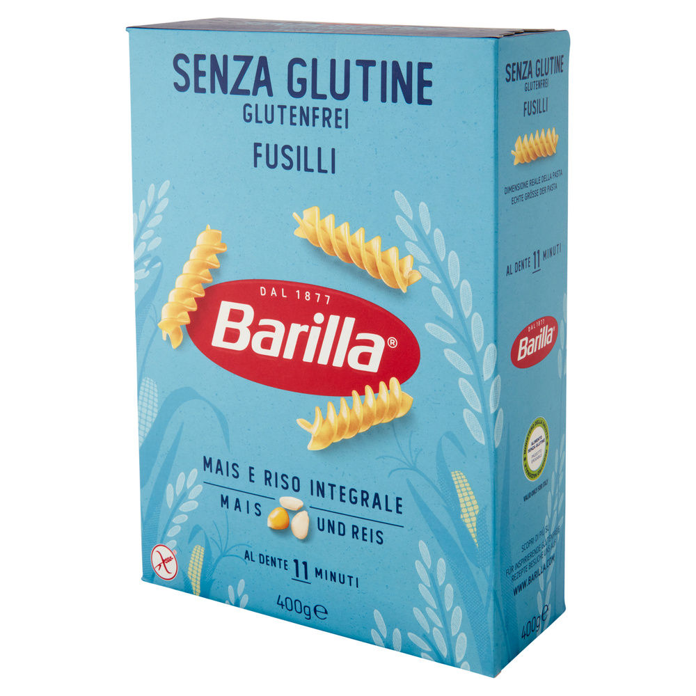 PASTA SENZA GLUTINE FUSILLI BARILLA CARTONE G 400 - 8