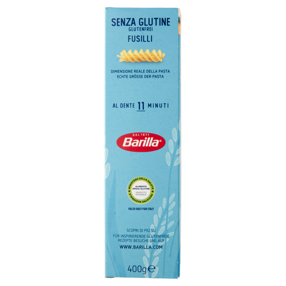 PASTA SENZA GLUTINE FUSILLI BARILLA CARTONE G 400 - 7