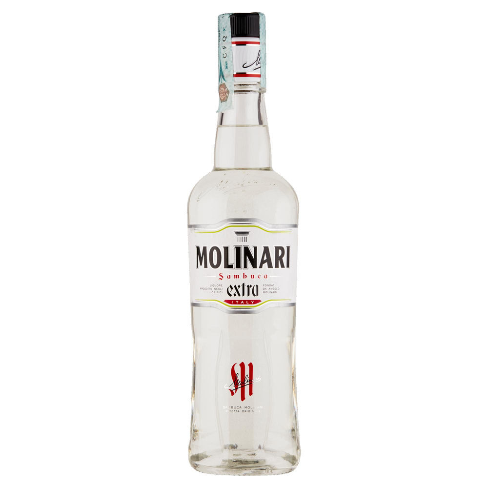 SAMBUCA MOLINARI EXTRA BIANCA 42 GRADI  BOTTIGLIA ML.700 - 2