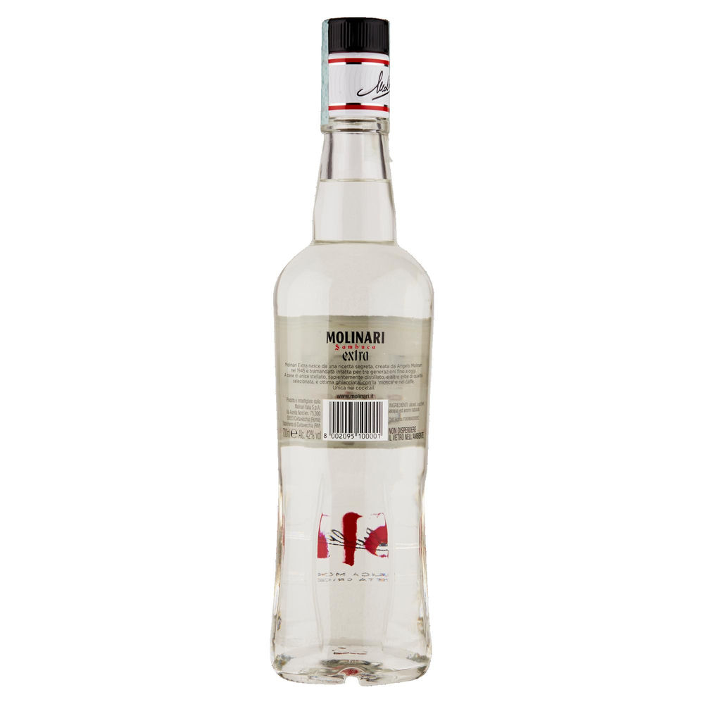 SAMBUCA MOLINARI EXTRA BIANCA 42 GRADI  BOTTIGLIA ML.700 - 1