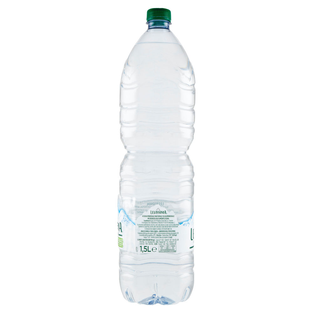 ACQUA MINERALE LEVISSIMA NATURALE PET L 1,5 - 3